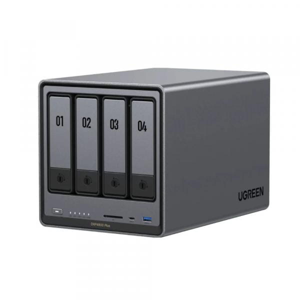 NAS Pack Ugreen DXP4800 Plus WD Red NAS incluyendo 4 SATA de 3,5 pulgadas - NAS