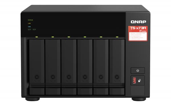 QNAP TS-673A-8G + 6X ST14000NE0008