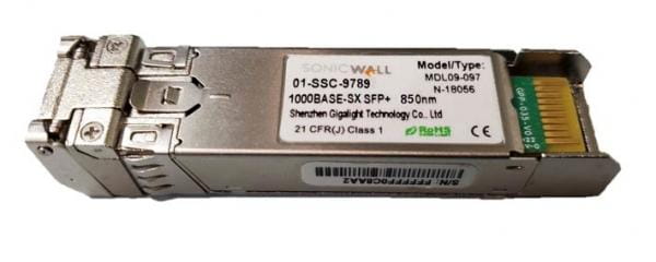 SonicWall SFP/SFP+ Modules 1GB-SX SFP Short Haul Fiber Module Multi-Mode No Cable no stock (01-SSC-9789)