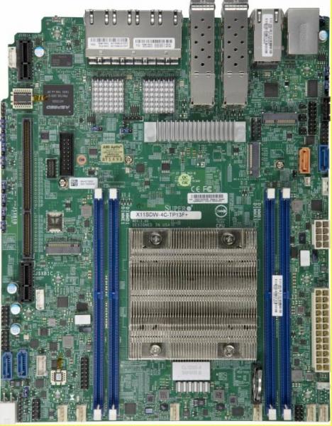 Supermicro MBD-X11SDW-4C-TP13F+-B