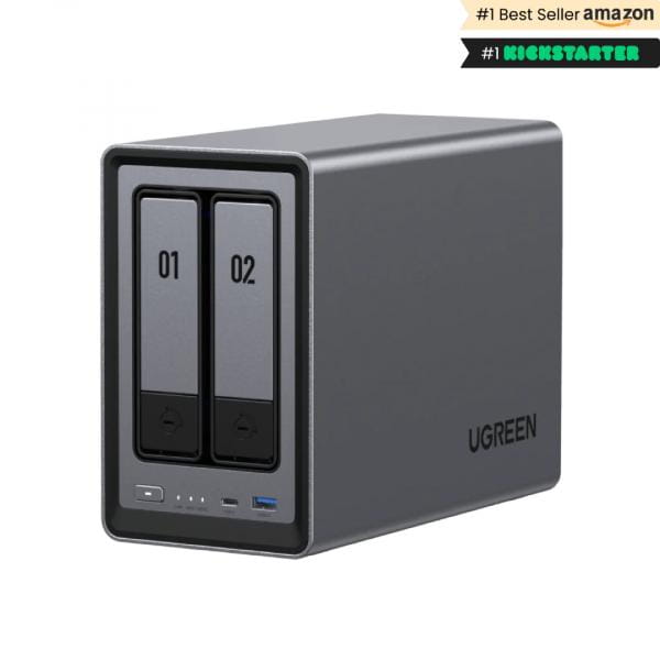 Ugreen NASync DXP2800 NAS System 2-Bay, NAS, Kompakt, Intel® N, N100, 8 GB, DDR5