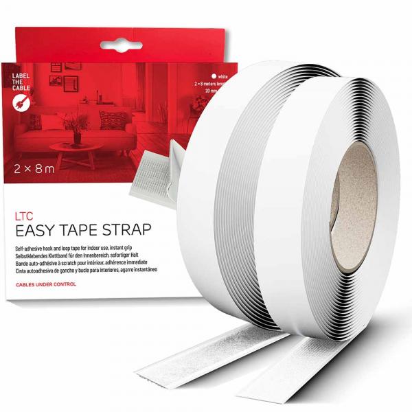 LTC EASY TAPE STRAP (8m, 20mm, black)