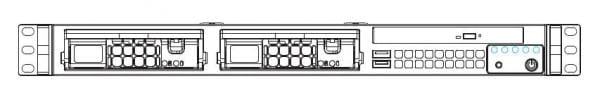 Supermicro CSE-811TQ-520B