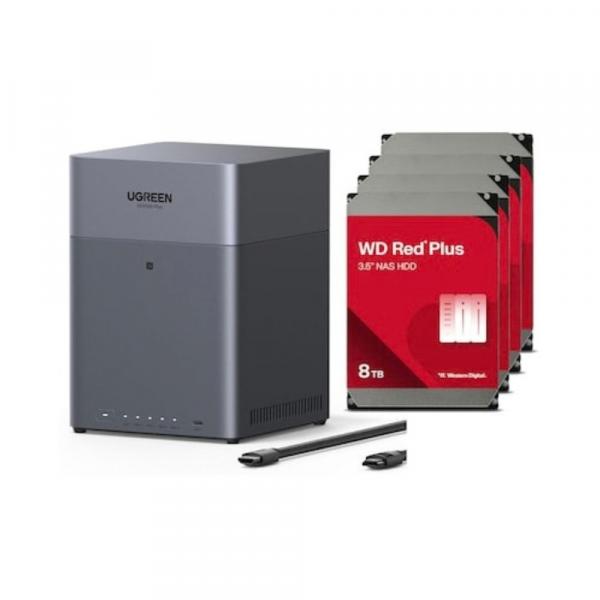 Ugreen NASync DH4300 Plus NAS System 4-Bay incl. 4x WD WD80EFPX HDD - 8 - Storage Server
