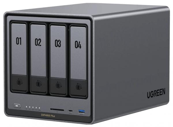 Ugreen NASync DXP4800 Plus, NAS, Desktop, Intel® Pentium® Gold, 8505, 8 GB, DDR5