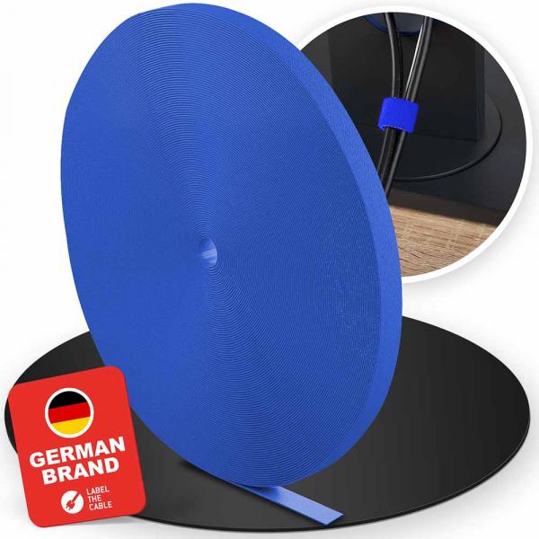 LTC PRO Roll Strap | Klettbandrolle, blau, 25 Meter (PRO 1250)